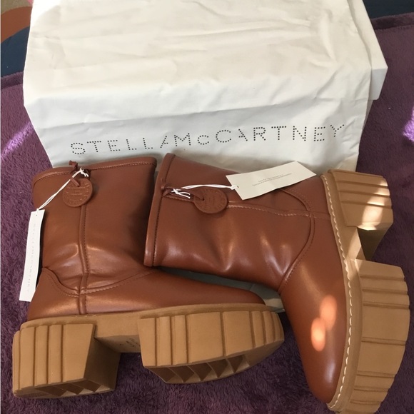NWT Stella McCartney “EMILY SOFT ECHO Fully Lined Boots-Size 10/ URO 41 - Picture 15 of 16